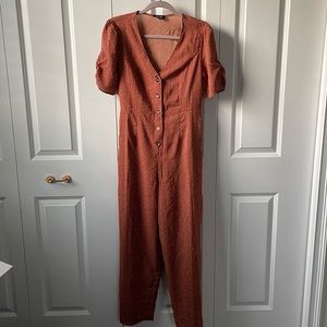 Roolee Burnt Orange Jumpsuit